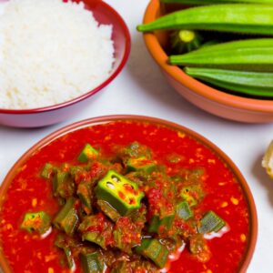Nationalgericht Sierra Leone: Spicy Okra Sauce (Rezept)